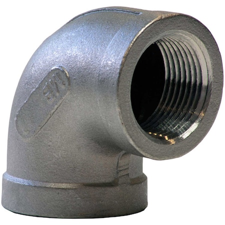 2 90 Degree Elbow, 304 Stainless Steel, FNPT, Class 150, 300 PSI